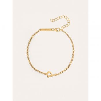 Puño Singularu: Letra P Plata 925 + Oro 18Kt