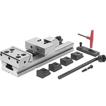 Morsa Fervi M028/100/100, morsa di precisione con ganasce rettificate 100mm