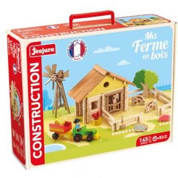 Ferme Créative 145 pièces – Jouet en Bois JEUJURA