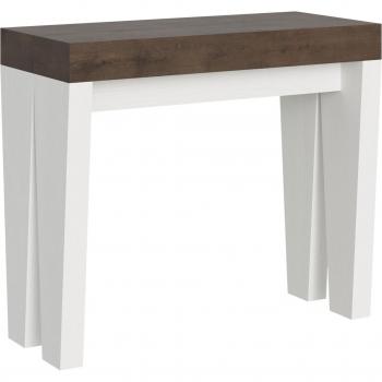 Spimbo Décor 196 cm – Petit Plateau Noyer, Structure Frêne Blanc