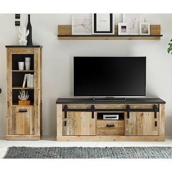 Furn.Design Wohnwand Stove, Wohnzimmer Set 230 x 170 cm