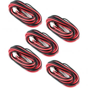 5X 3 Metre DC Power Cable for YAESU ICOM Kenwood TM-241