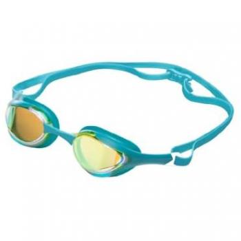 Zone3 Gafas de Natación Volare Streamline Racing con lentes polarizadas, diseño en Teal/Cream/Copper