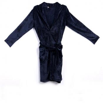 Manteau peignoir en peluche pour hommes