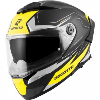 Casco ViliAl FF118 Bogotto Nero e Giallo 2XL