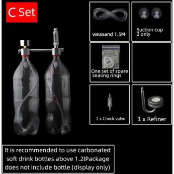 CO2 Generator Kit for Aquatic Plants with Regulator and Diffuser