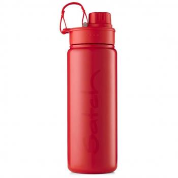 Satch Metallflasche Red Edelstahl Drehverschluss rot