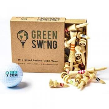 GreenCast Bamboo Tees – Sustainable, Biodegradable, 30pcs