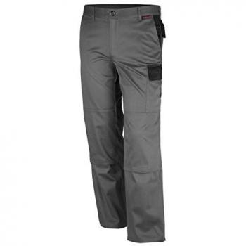 QUALITEX Herren Arbeitsbundhose grau/schwarz Größe 110