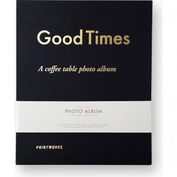 Printworks Fotoalbum Good Times Schwarz mit 30 Blättern