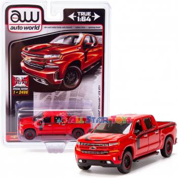 Chevy Silverado 2019 LTZ Z71 Edición Roja 1/64 – Auto World