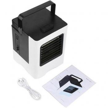 AquaBlue Mini Air System: USB-Luftkühler, Befeuchter, Luftreiniger – Schreibtischgerät