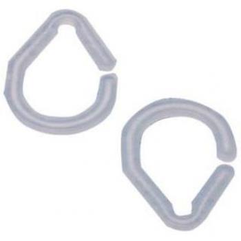 ANELLI PER TENDINE DOCCIA CLARO 16 QUATTRO PZ