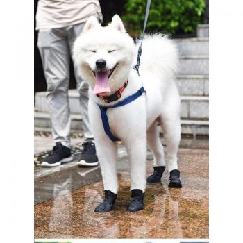 4pcs Pet Rain Shoes S/M/L Waterproof Rubber Booties