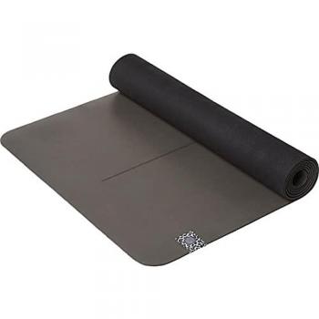 Energetics Fitnessmatte Yoga-Matte Natural Rubber Mat PU SFN 1.0 GREY DARK/BLACK