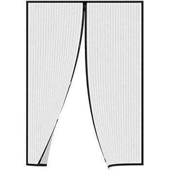 Zanzariera a Magnete per Porte e Finestre 140x240 Bianco