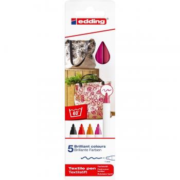 Edding 4600 Pink Textilstift mit Rundspitze 1mm