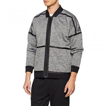 Adidas Herren Reversible Trainingsjacke ZNE – Grau/Strick, L, CF0652
