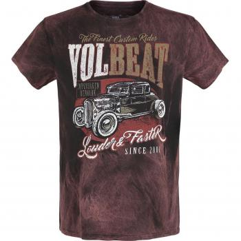Volbeat “Louder & Faster” Fashion Tee – Männer, Größe M – rostiges Finish