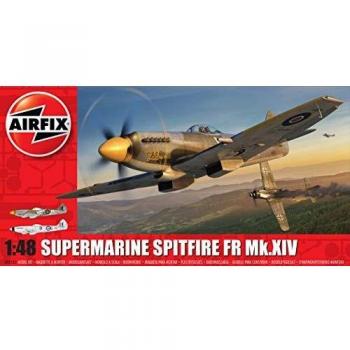 Reproduction en Maquette du Spitfire Mark XIV 1/48e par Airfix