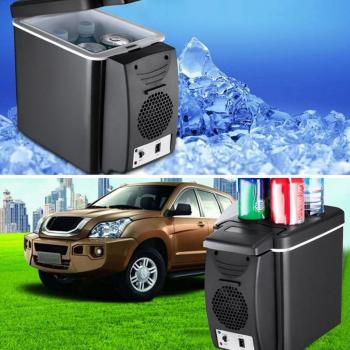 6L Compact Car Refrigerator Lightweight Insulated Cooler