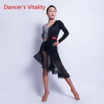 Vestido de baile sexy para mujeres con cuello en V y flecos