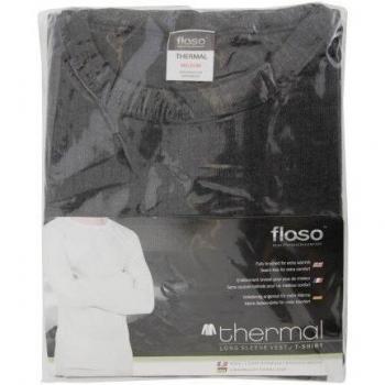 FLOSO Premium Viscose Long Sleeve Men's Thermal Vest Top