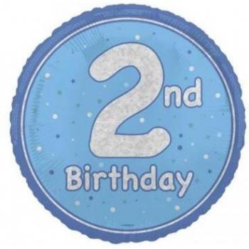 Ballon Prismatique Bleu pour 2 Ans