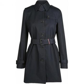 Tommy Hilfiger Trenchcoat Blau Damen Größe: L Ww0ww24966