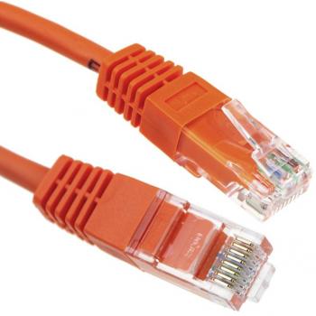 0.5m Orange Cat-5E UTP Ethernet Cable