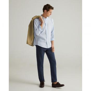 Lloyd's Camisa de lino de manga larga para caballero