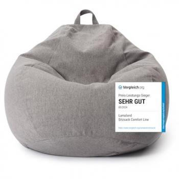 Lumaland Beanbag Comfort Hellgrau 250l