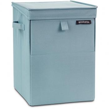 Wäschebehälter Brabantia 109409 – 35 Liter – Mintstoff – 37 × 32 × 44,5 cm – stapelbar