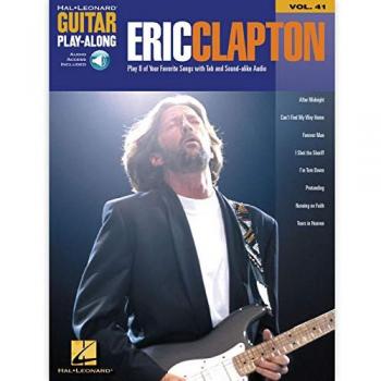 Guitar Play-Along Volume 41 Eric Clapton Tab Gtr Book/Cd (Hal Leonard Guitar Method (Songbooks))