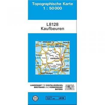 TK50 L8128 Kaufbeuren: Topographische Karte 1:50000 (TK50 Topographische Karte 1:50000 Bayern)