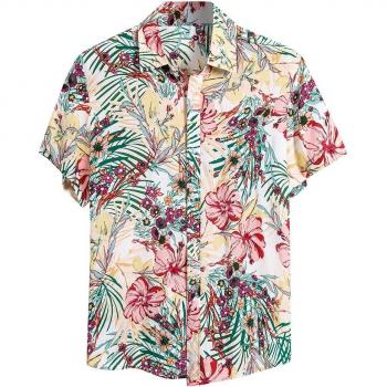 Camisa Hawaiana Casual de Verano para Hombre