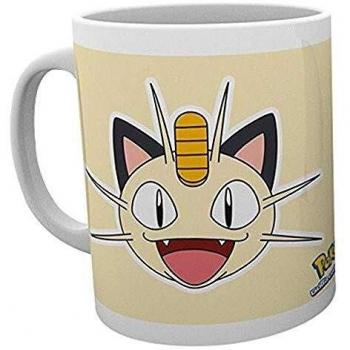 Wooden Meowth Face Pokémon Mug – 15x10x9 cm (GB Eye LTD)