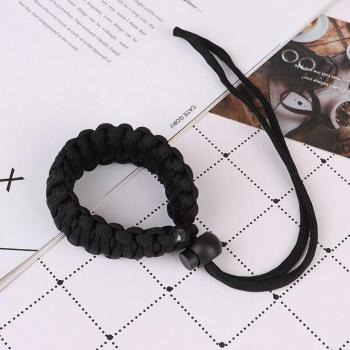 Correa de agarre ajustable para cámara, 1 unidad, material Paracord
