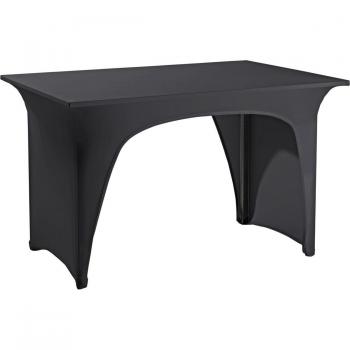 Table Cover Grace Anthracite, Format Rectangulaire 74x120x74 cm