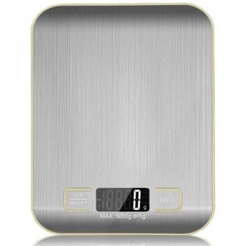 Ociodual Báscula de Cocina Digital 5Kg Gris
