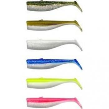Savage Gear Green Silver Weedless Tail 10cm 10g for Savage Minnow (5-Pack)