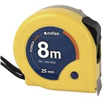 Cinta de medir 25 mm x 8 m