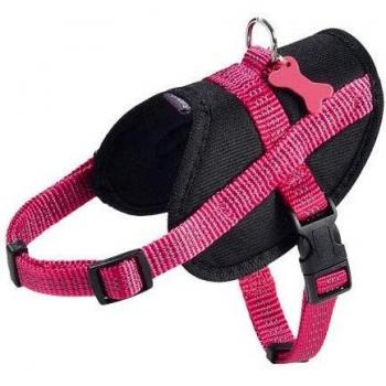 Harnais Doux Fuchsia pour Chiens