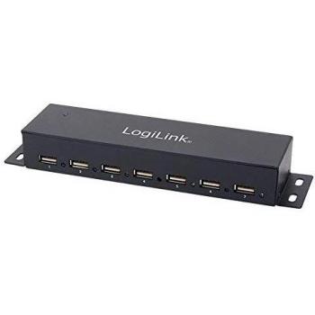 LOGILINK USB 2.0-Hub UA0148, 7-Port, Metall