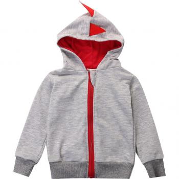 Chaqueta Windbreaker para niños con capucha y estampado de dinosaurios