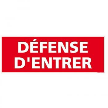 Panneau de Sécurité