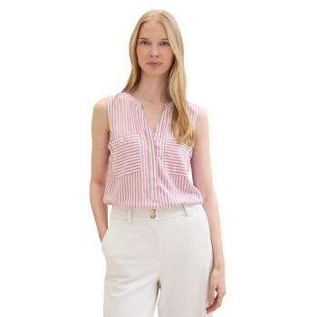 TOM TAILOR Blusenshirt, gestreift mit Taschen