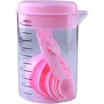 Kunststoff Messbecher und Löffel Set für Backen