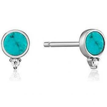 Pendientes Ania Haie E022-01H 1 cm turquesa