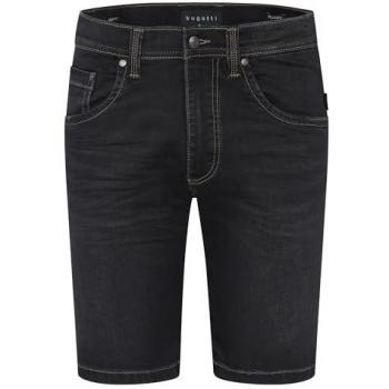 Bugatti 5‑Pocket Denim Shorts – Anthrazit, Männlich, 52